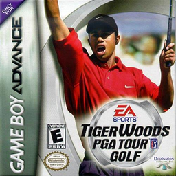 Tiger Woods PGA Tour Golf box art for GameBoy Advance